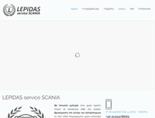 Tablet Screenshot of lepidas.com